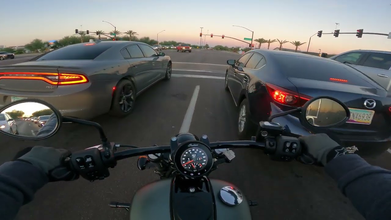 2022 Indian Chief Darkhorse | Morning ride to EOS fitness | Dean Speed Rampage | Exhaust sound only