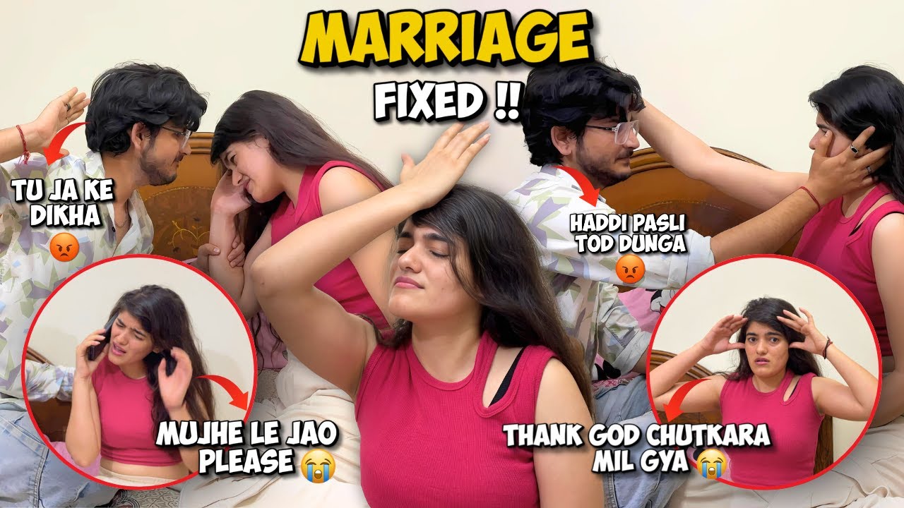 FAKE MARRIAGE PRANK ON AVII 😭| Prank Gone Angry & Wrong 💔|| He is Crying 😢