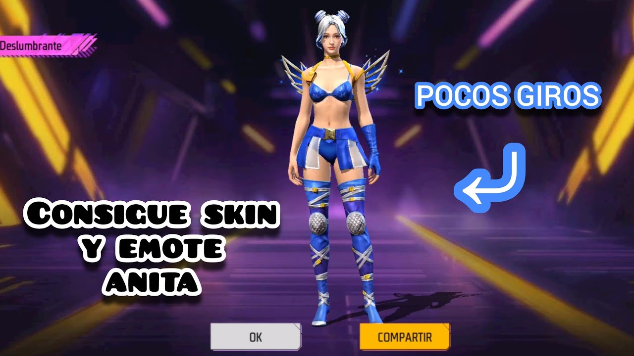 🥵SACANDO SKIN DIVA DESLUMBRANTE EN RULETA MÁGICA | FREE FIRE🔥 | EMOTE ANITA 😱