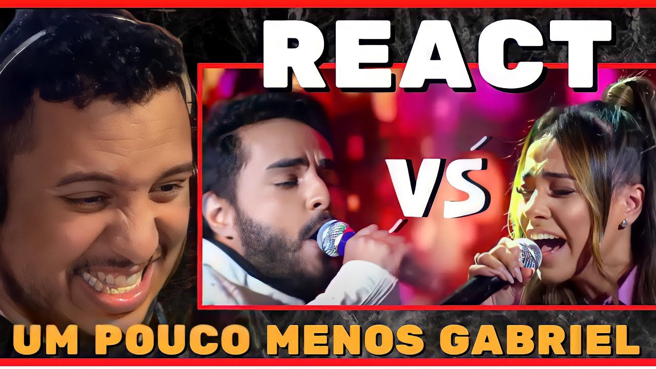 Gabriel Henrique canta Atos 2 com Gabriela Rocha no Raul Gil - React