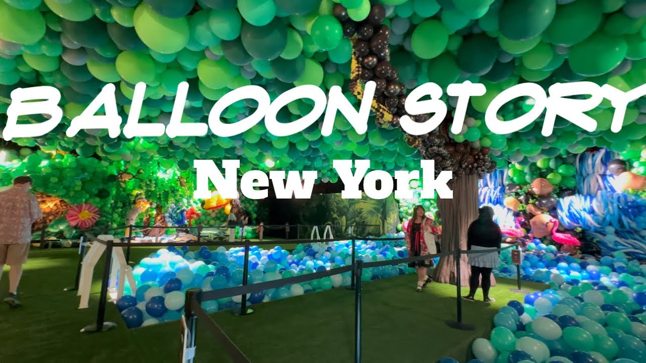 Balloon Story Exhibit NYC | Samotsaring Vlog