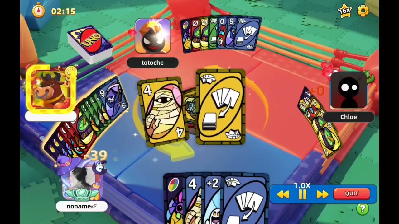 UNO! Mobile Game | Side to Side (100K x16 stars)