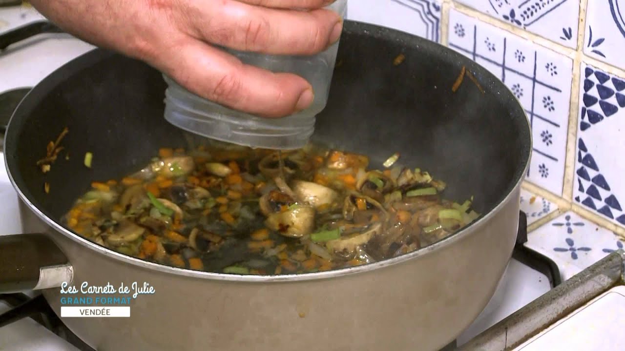Recette : Blanquette de joues de lotte aux petits légumes - Les carnets de Julie