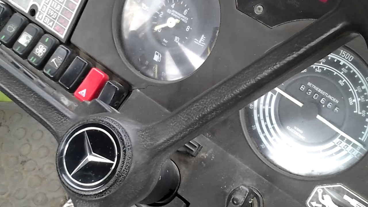 MB Trac 900 Turbo start (SOUND)