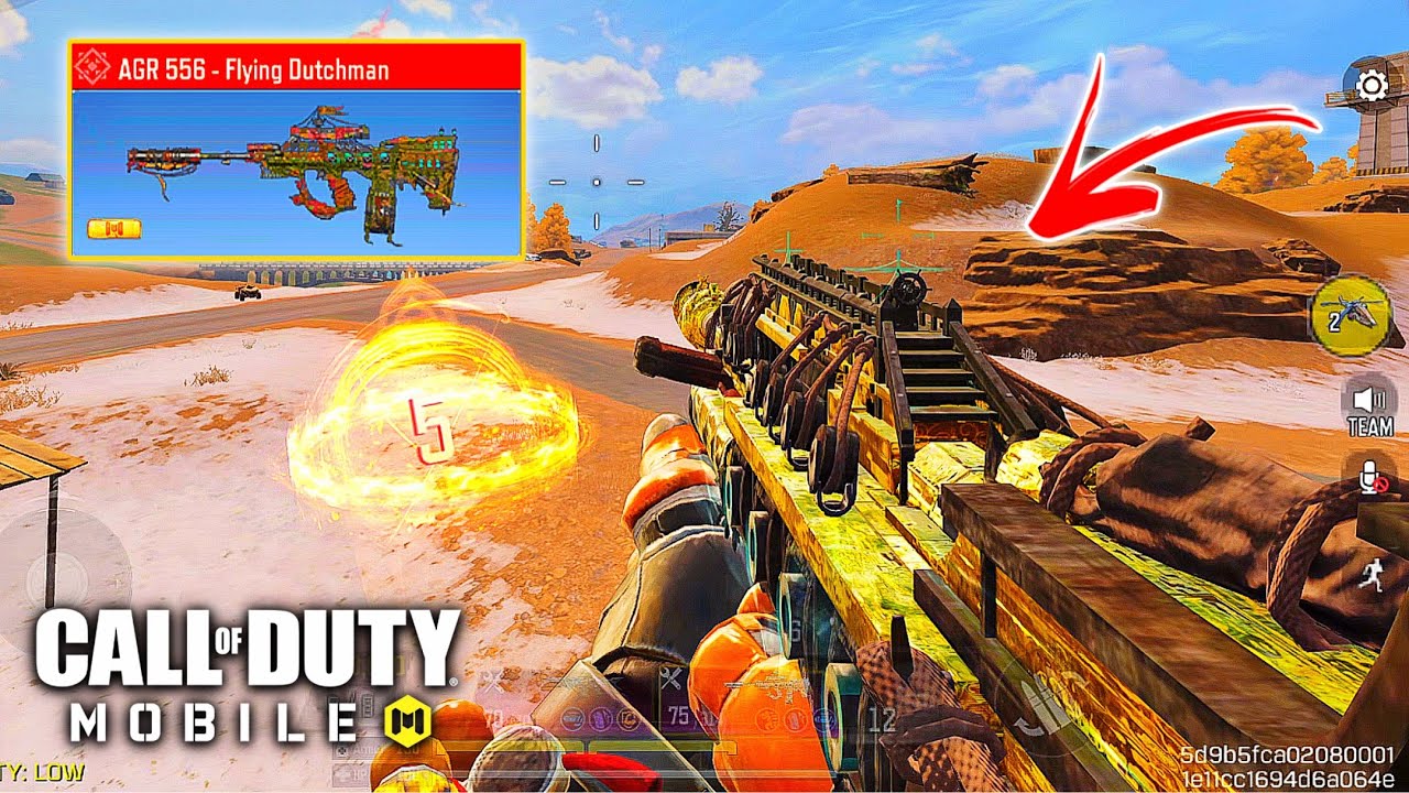 SOLO vs SQUAD with NEW MYTHIC AGR 556🤯 COD MOBILE 