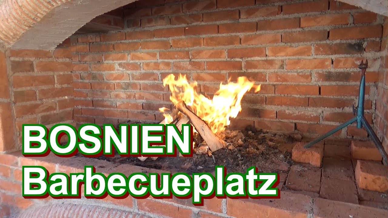 Bosnien Barbecueplatz