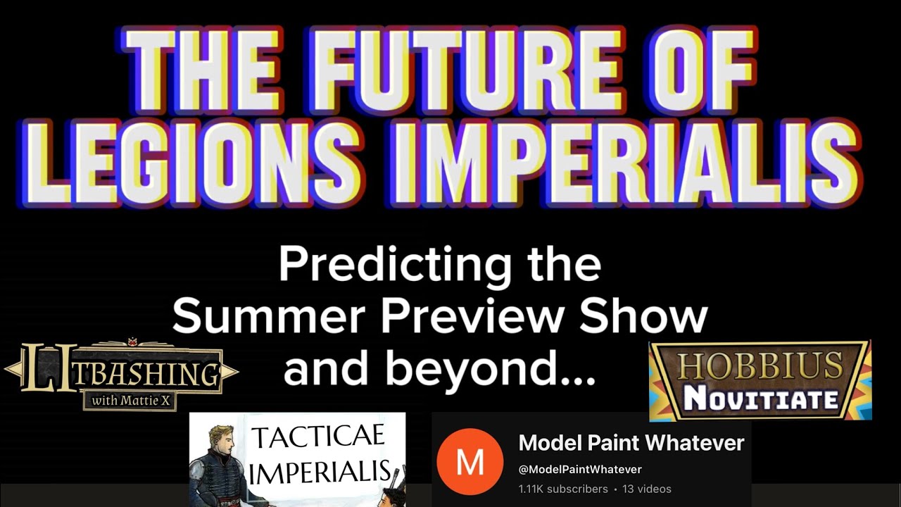 The Future of Legions Imperialis: four gamers’ predictions