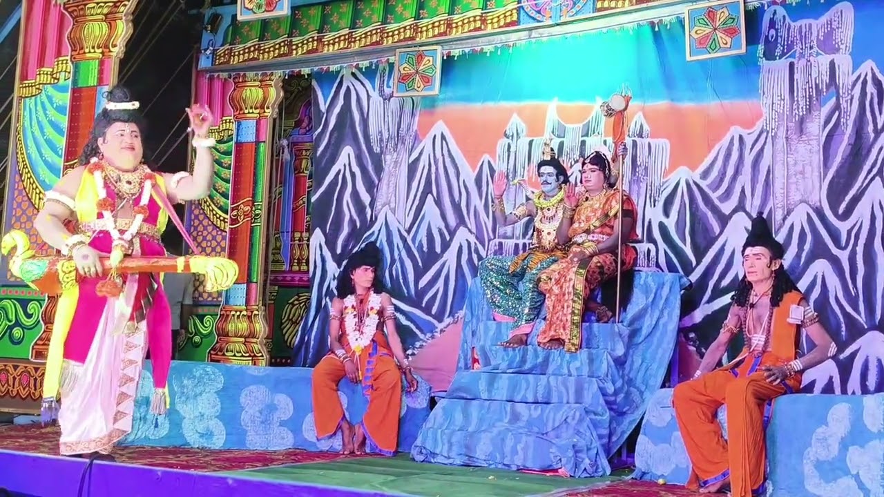 ಶ್ರೀ ಶನಿಪ್ರಭಾವ ಅಥವಾ ರಾಜ ವಿಕ್ರಮ ವಿಜಯ ನಾಟಕ - ನಾರದರ ಪಾತ್ರ - Part 1 - ಅಗರ ಗ್ರಾಮ #shani #shanidev #reels 