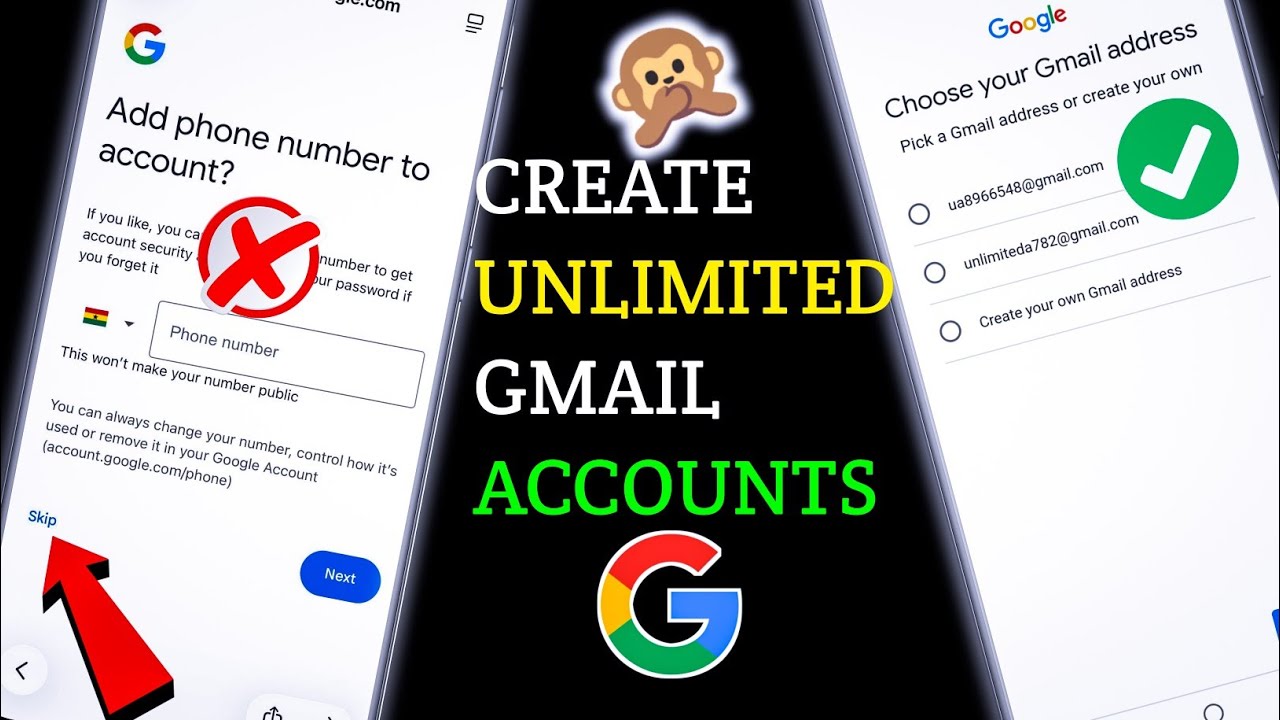 NEW! How to Create UNLIMITED Gmail Account (2026) | Create gmail account without phone number 