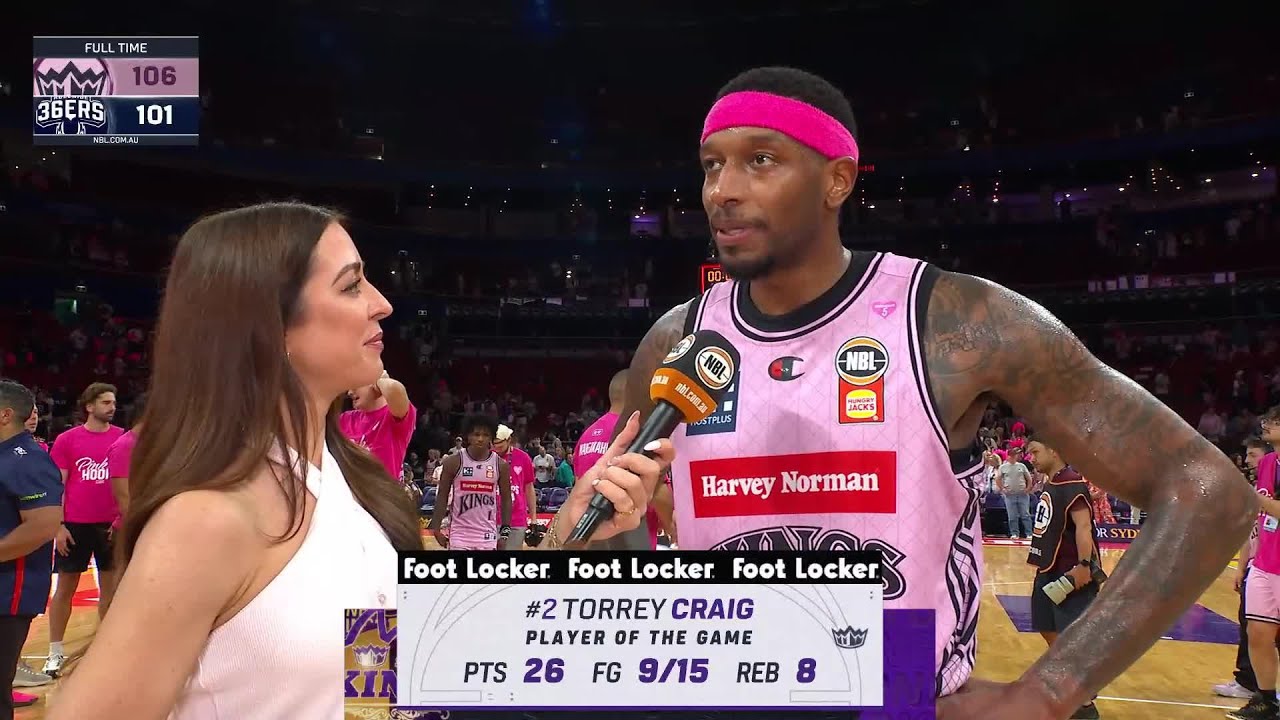 Torrey Craig post-game interview vs Adelaide 36ers - Round 18, NBL26