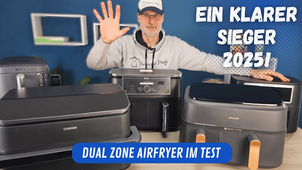 Dual Heißluftfritteuse Test 2025 🎯 2 Körbe, 1 Favorit? Meine ungeschönte Meinung!