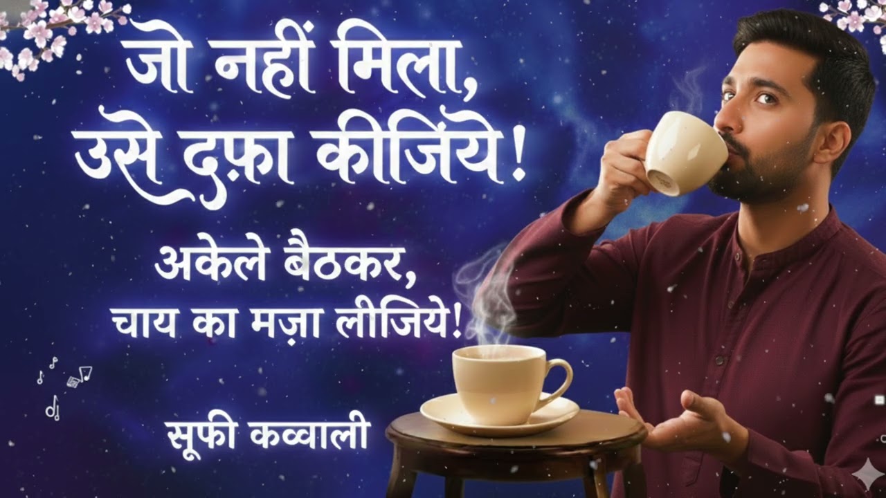 Jo Nahin Mila Use Dafa Kijiye | अकेले बैठकर चाय का मज़ा लीजिये | Chai Lover Qawwali