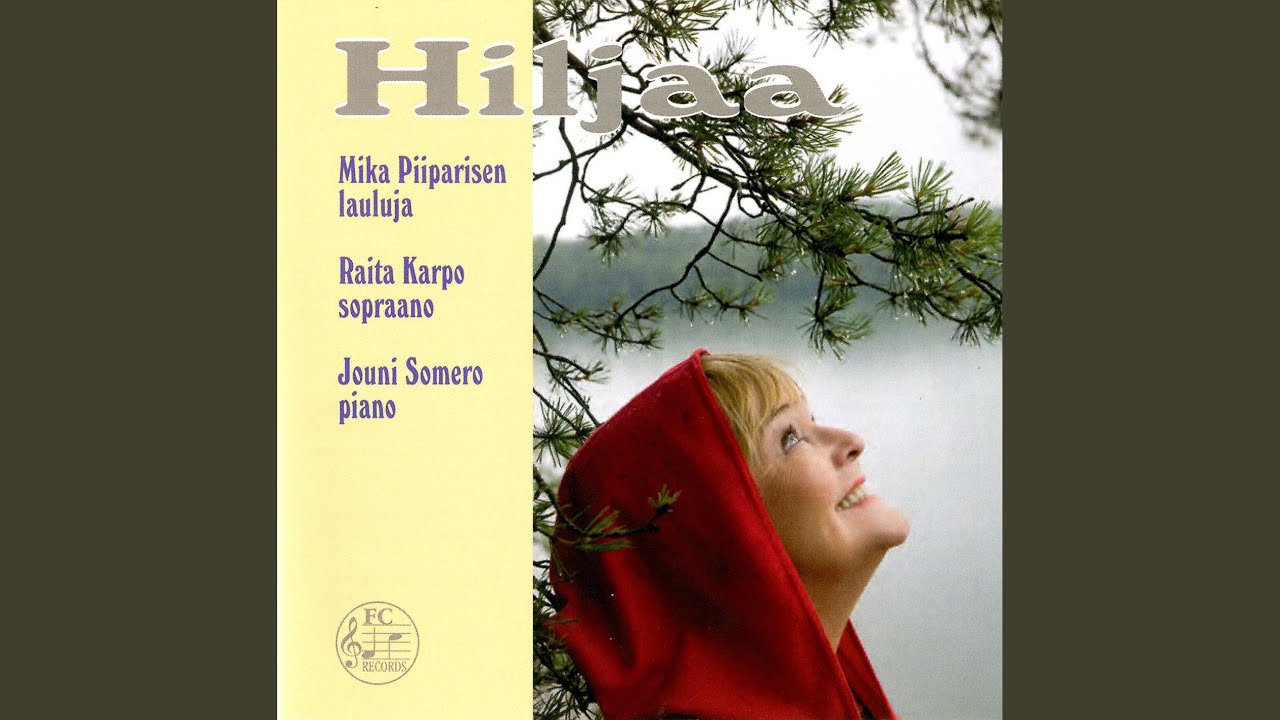 Heraa jo kantele (arr. J. Somero for soprano, flute and piano)