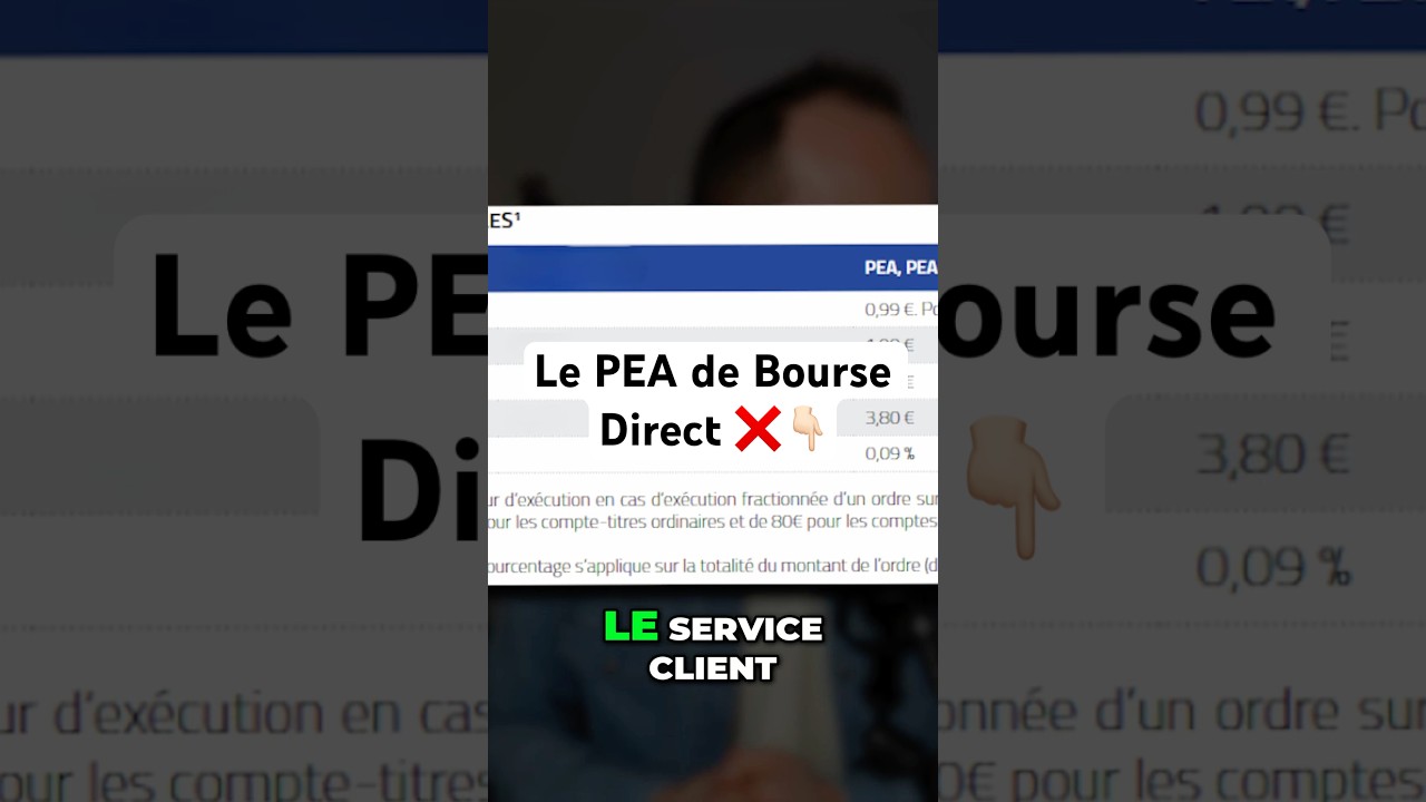 Bourse Direct courtier fran&ccedil;ais ! Que vaut leur PEA ?