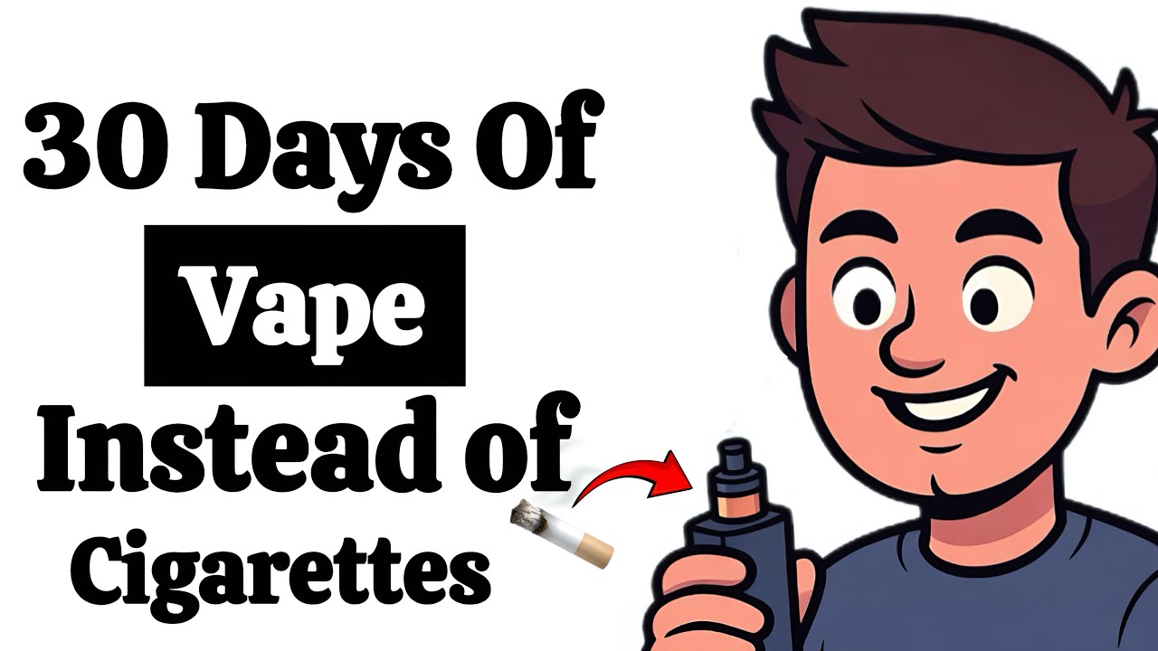 30 Days of Vaping Instead of Smoking(70% Recovery😎)