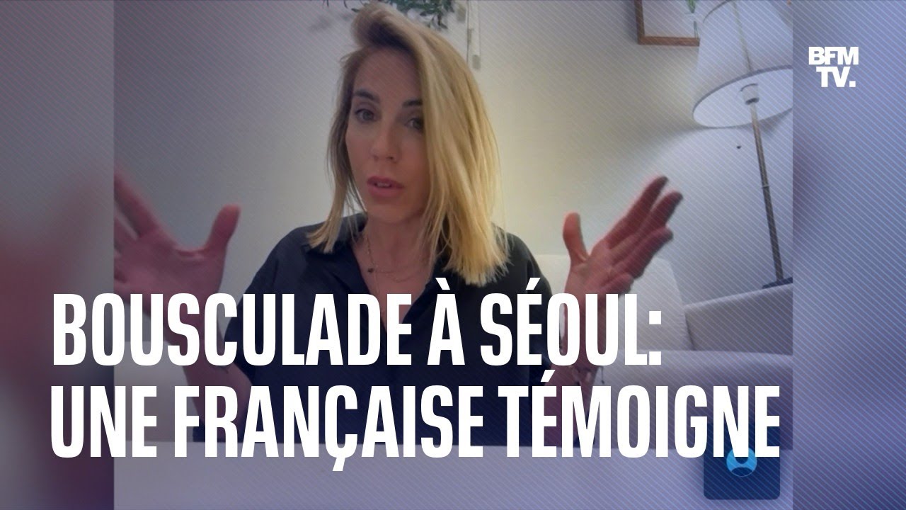 Mouvement de foule meurtrier à Séoul: une française témoigne sur BFMTV