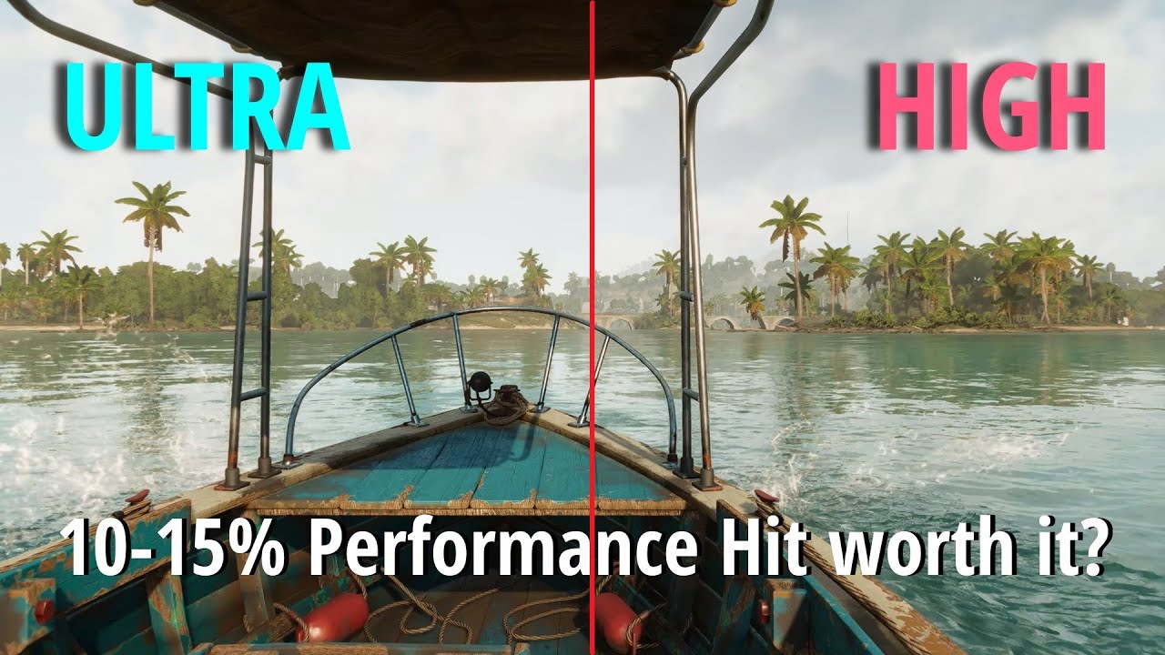 Far Cry 6 ULTRA vs HIGH settings
