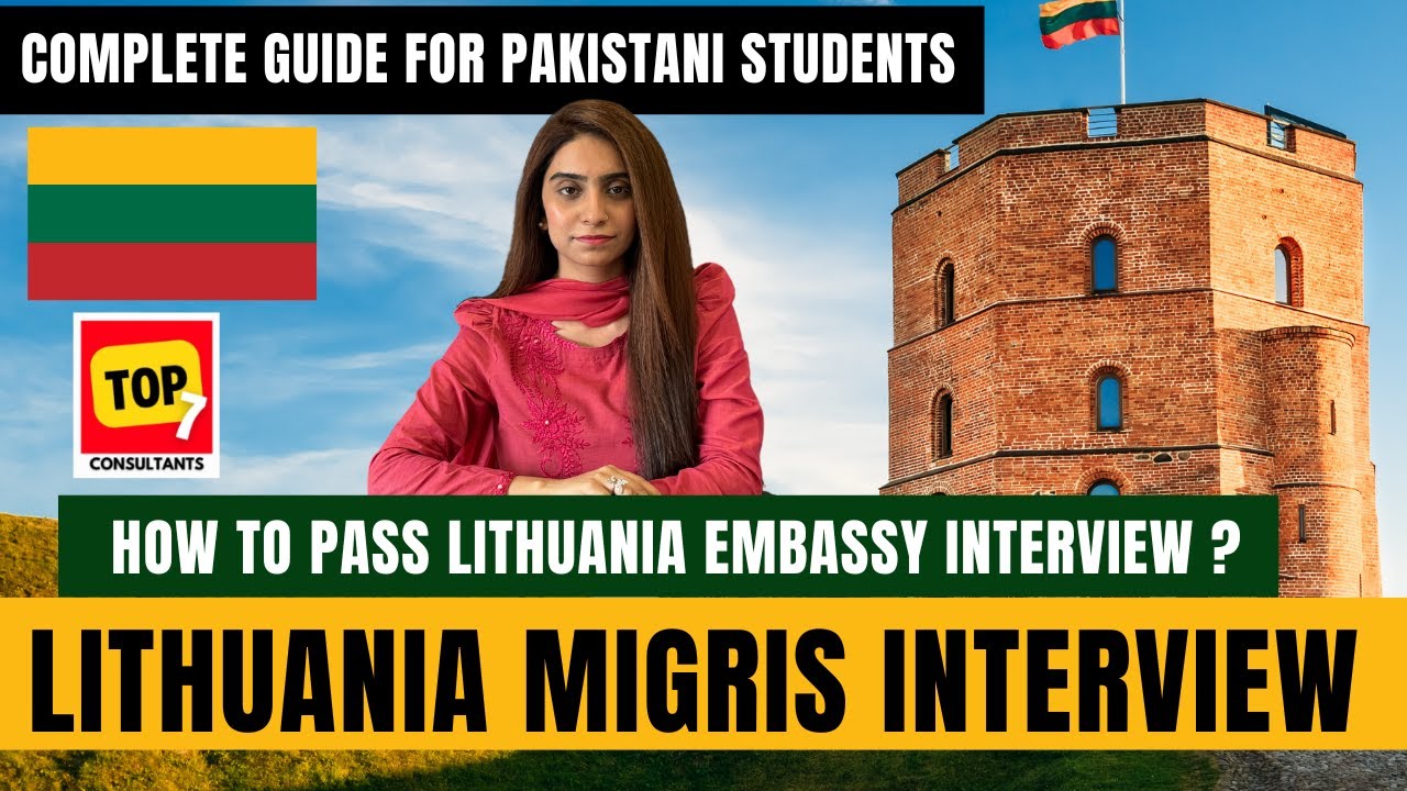 Lithuania MIGRIS Interview Question | Lithuania Embassy Interview | Study in Lithuania without IELTS
