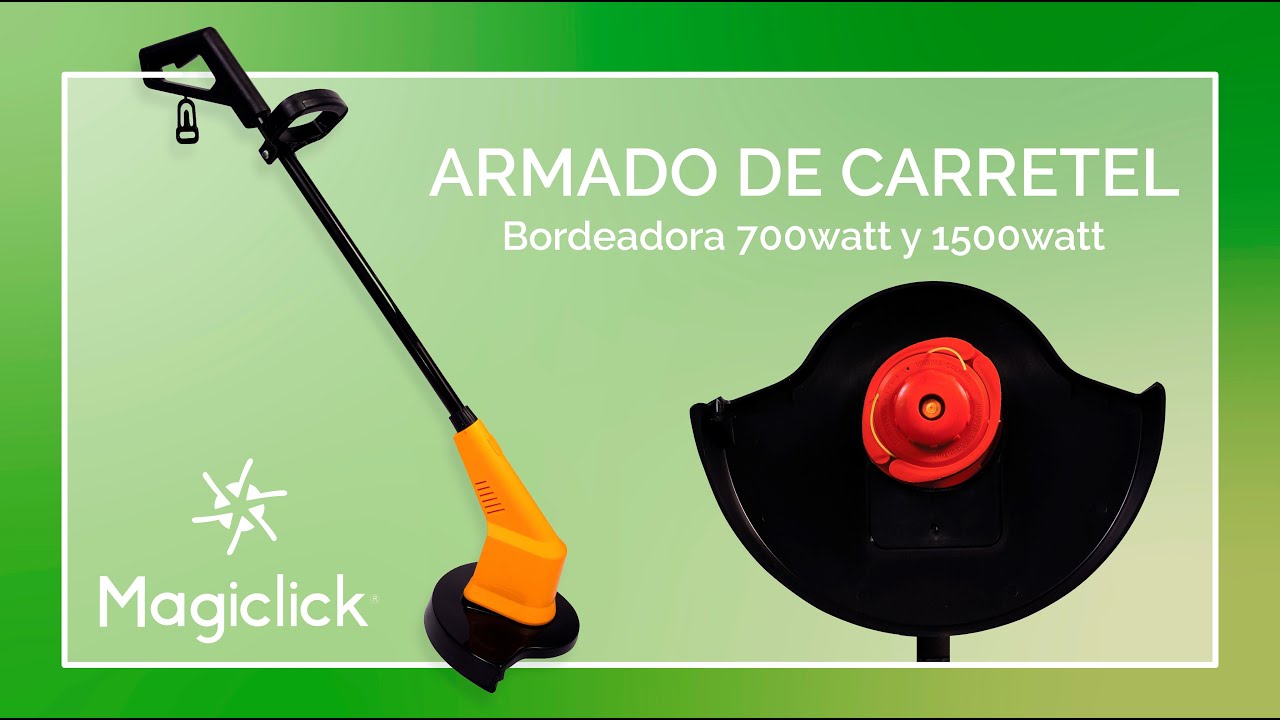 ARMADO DE CARRETEL COM&Uacute;N - Bordeadoras 700 y 1500 Watts | Magiclick Argentina