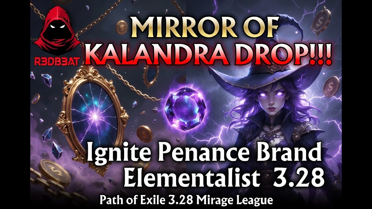 🎉 MIRROR OF KALANDRA DROP in Path of Exile 3.28 Mirage League!