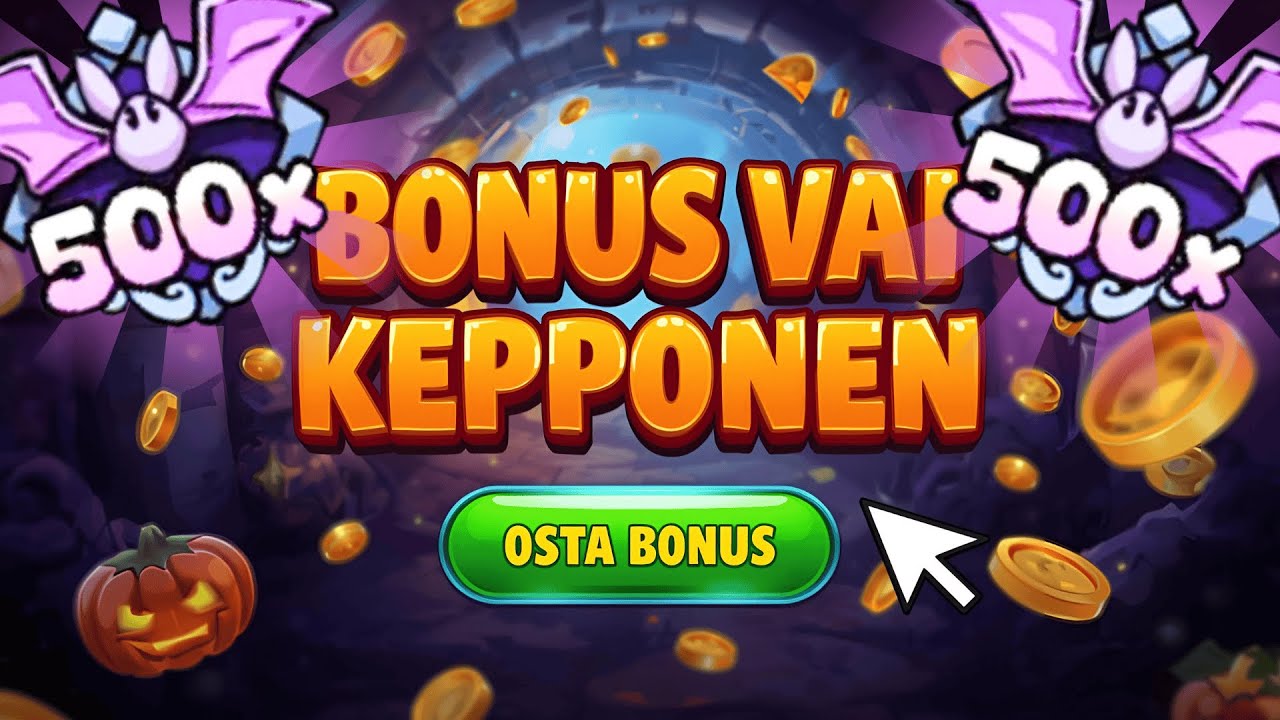 OSU KAKS KERTAA 500X LEPAKKO - HALLOWEEN SLOTIT