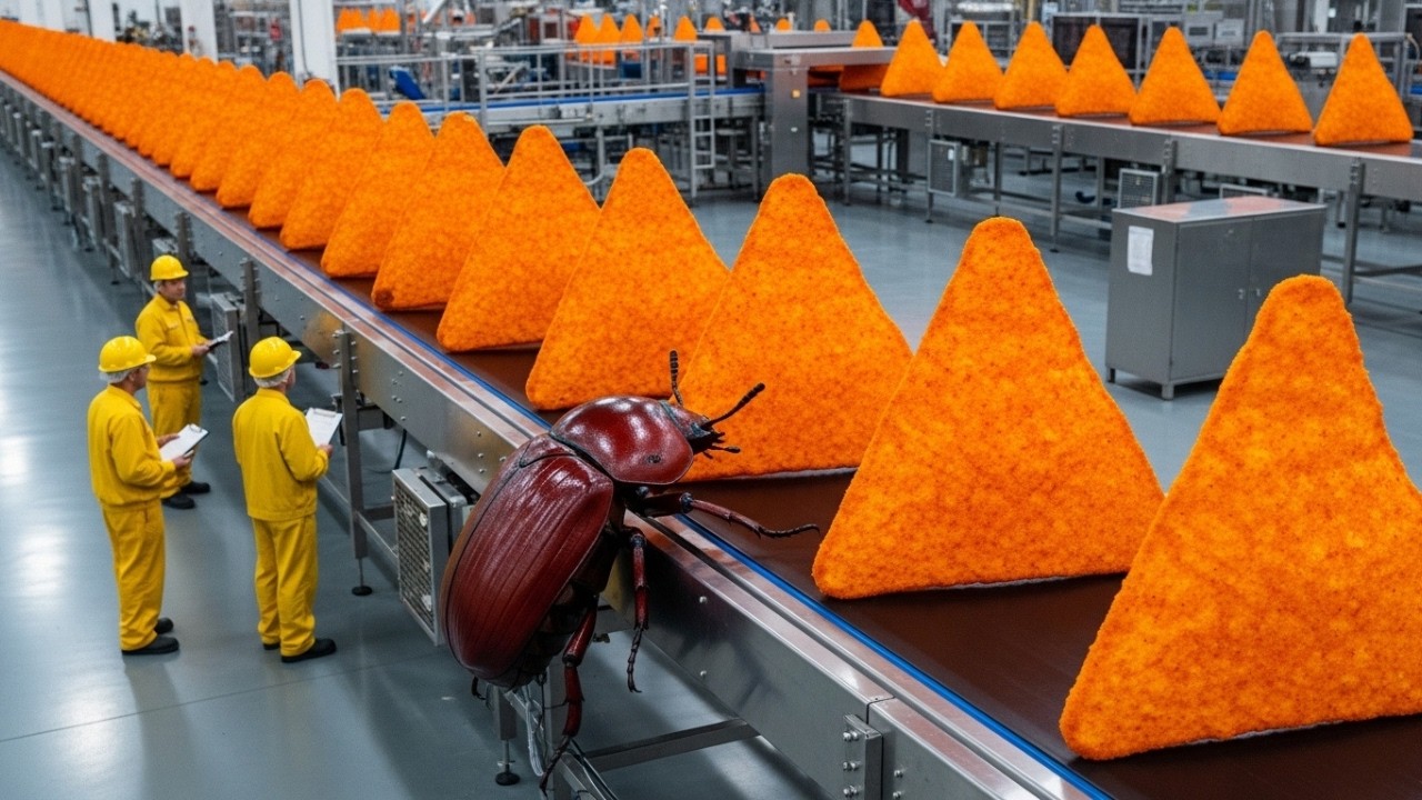 Как измельченные панцири жуков превращаются в красный краситель в вашей пище — секрет карминового...