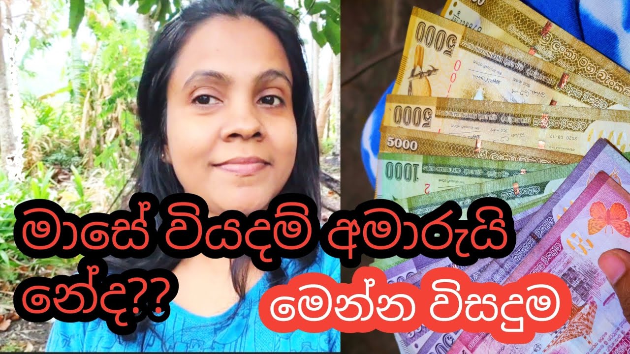 හැමෝටම අමාරු මාසේ වියදමට || හොදම විසදුම ඔයත් කරලා බලන්න