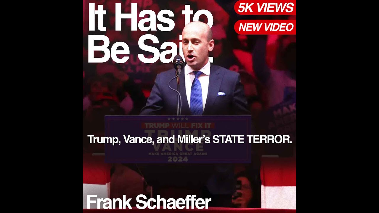 Trump, Vance, and Miller's STATE TERROR.