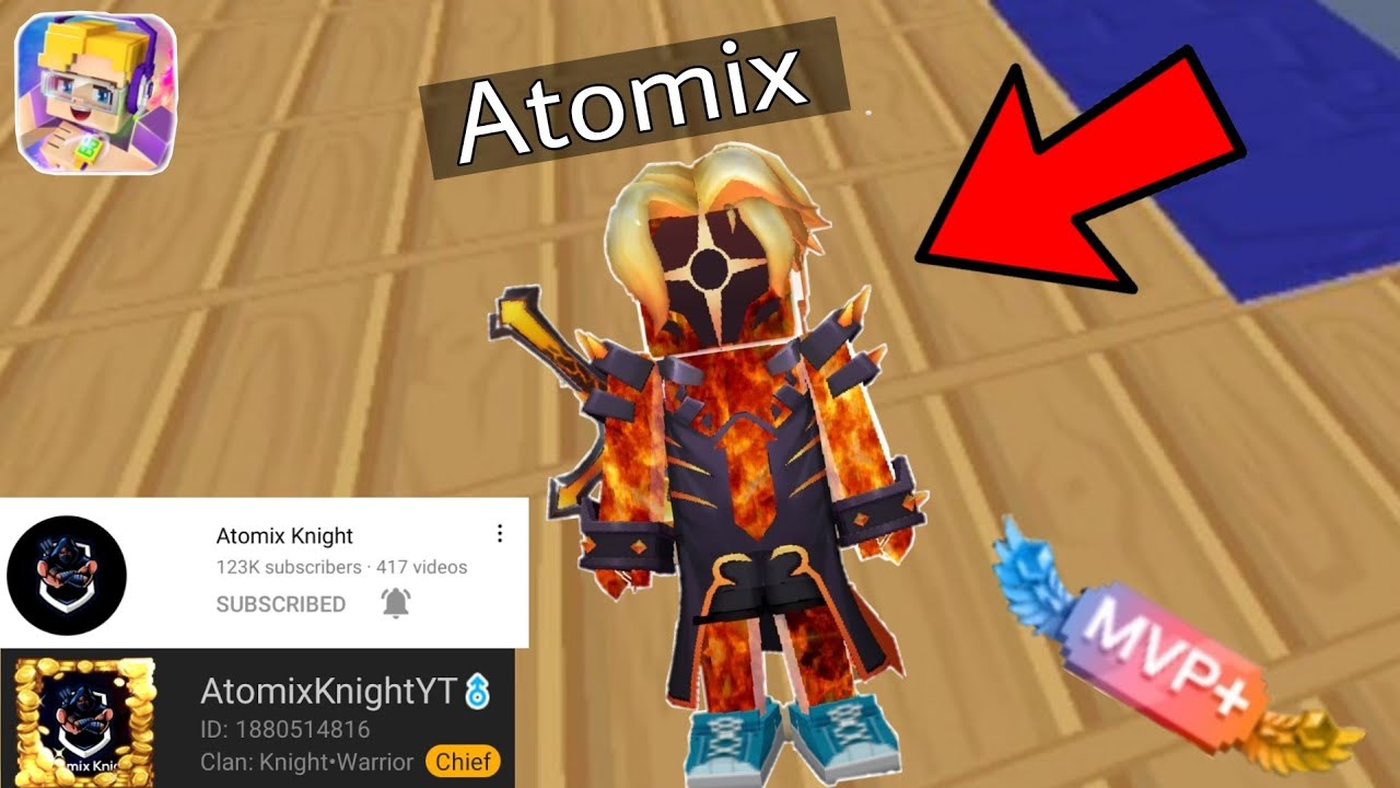 Hacking  @AtomixKnight Account in Bedwars!! (Blockman Go)