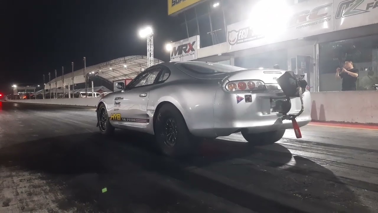 Pro 6 Toyota supra The First 7.760 sec Test run Soped Up Thailand 2024