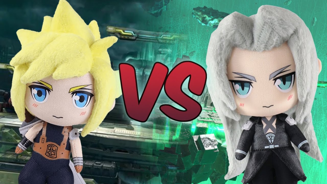 Cloud VS Sephiroth - Super Smash Bros. Plush