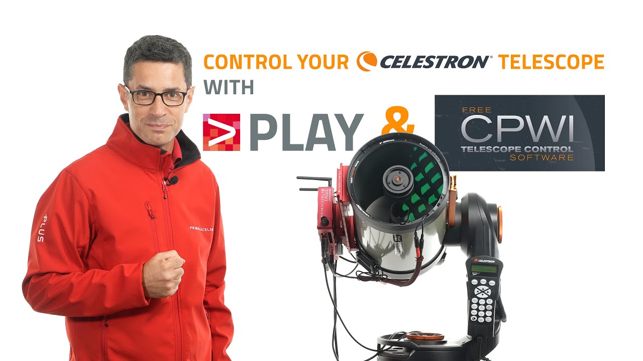How to remotely control your Celestron computerised telescope with PLAY and CPWI