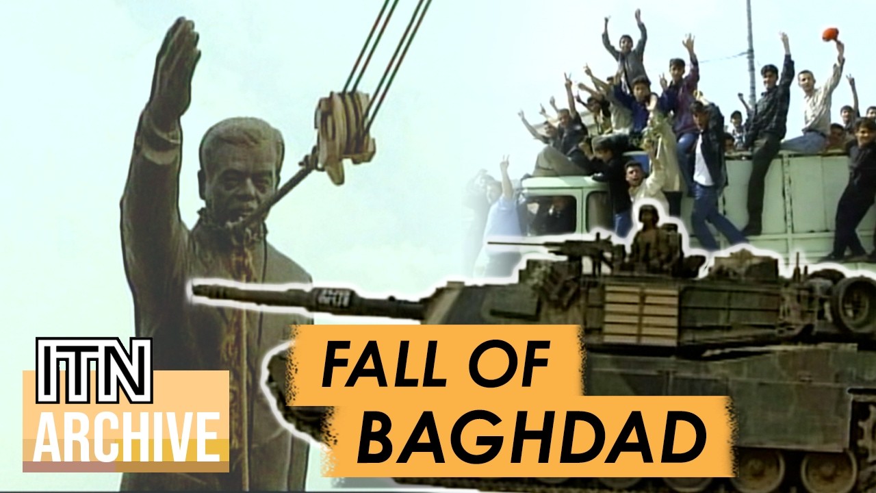 &laquo;Прощай, Саддам&raquo; | Битва за Багдад | Репортаж с войны в Ираке (2003)