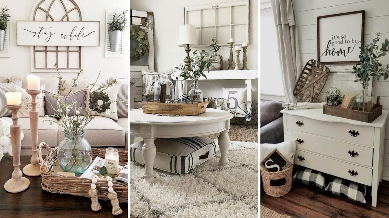 ❤DIY Farmhouse style Living room decor Ideas❤ | Home decor & Interior design| Flamingo Mango