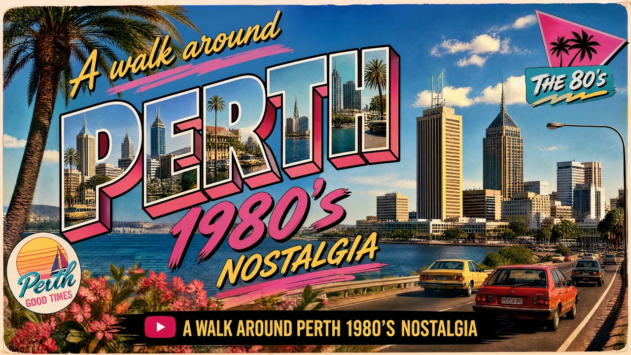 I Made A Short Film About Perth in the 1980s Brought Back to Life | AI Restoration | WA