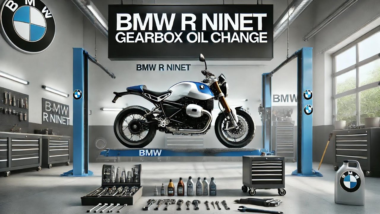 BMW R nine t 100 years edition Gear box oil change