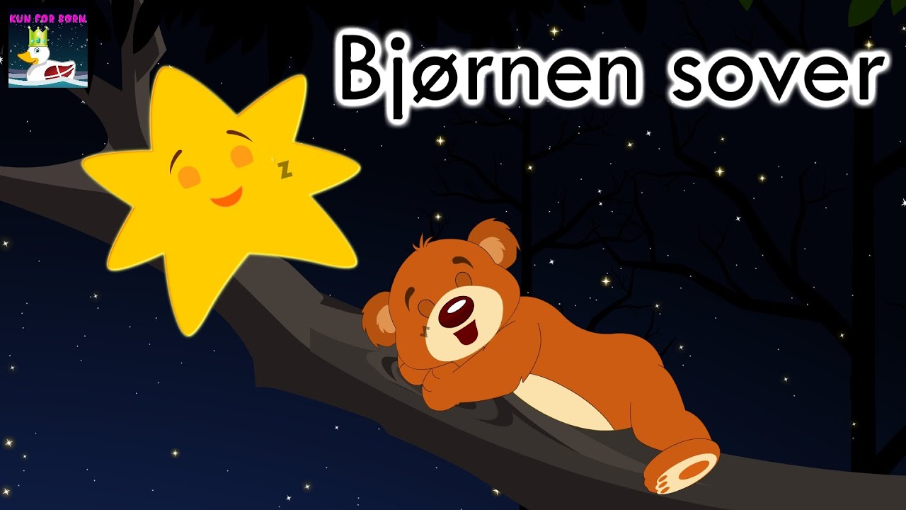 Bjørnen sover |  Danske Børnesange med mera | 26 minutter mix med tekst