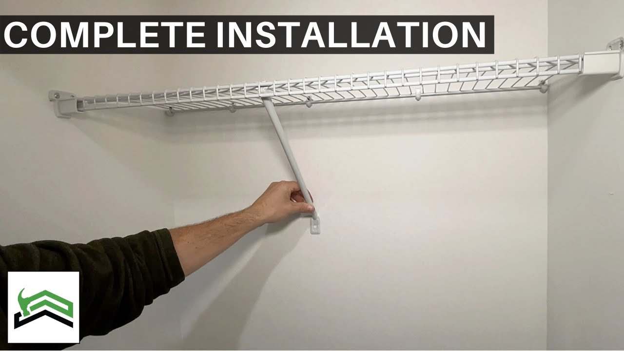 Closet Shelf Installation and Repair | ClosetMaid Wire Shelf Kit