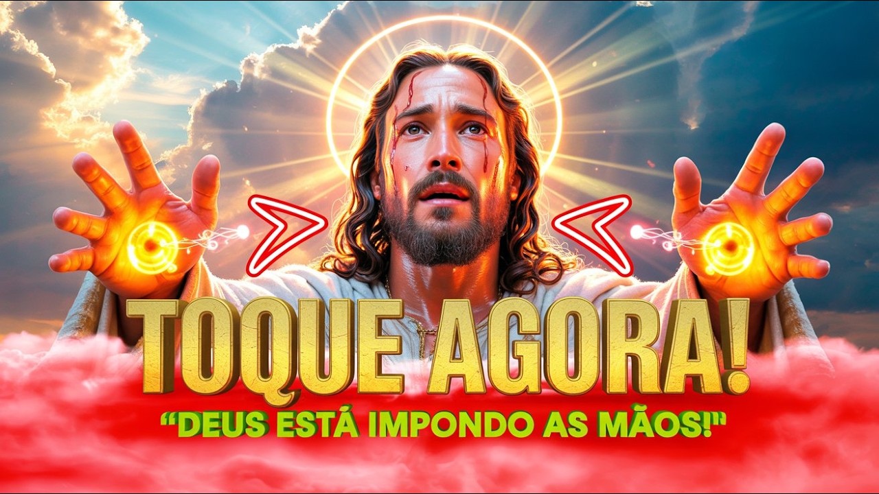 DEUS DIZ: ESTOU IMPONDO MINHAS MÃOS SOBRE VOCÊ AGORA! TOQUE NELAS !