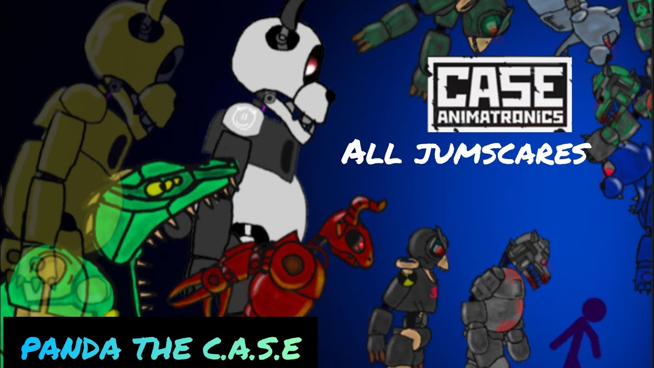 CASE ANIMATRONICS all jumscares dc2 #animation #caseanimatronics