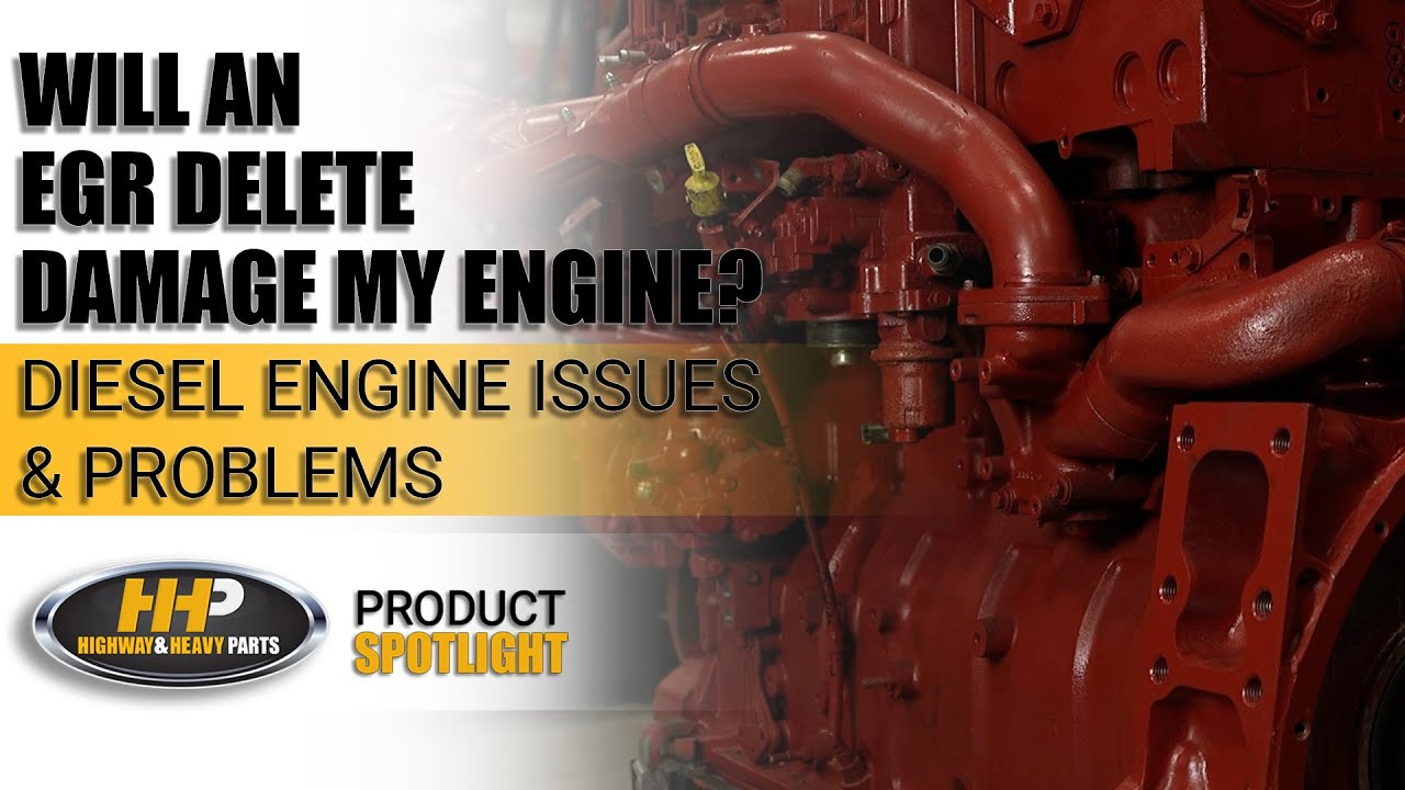 Will an EGR Delete cause damage to my Diesel Engine?