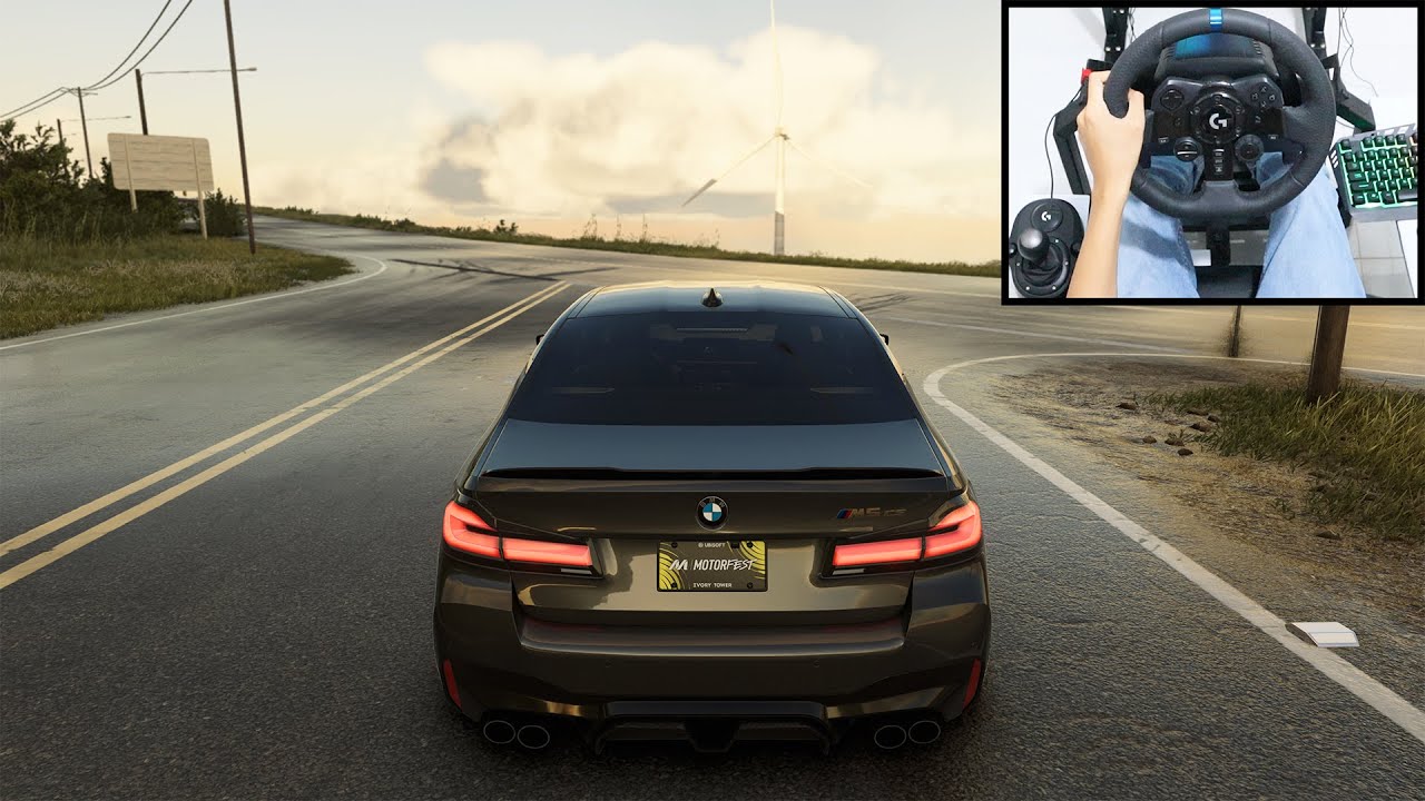 BMW M5 CS - The Crew Motorfest | Logitech G923 Steering Wheel