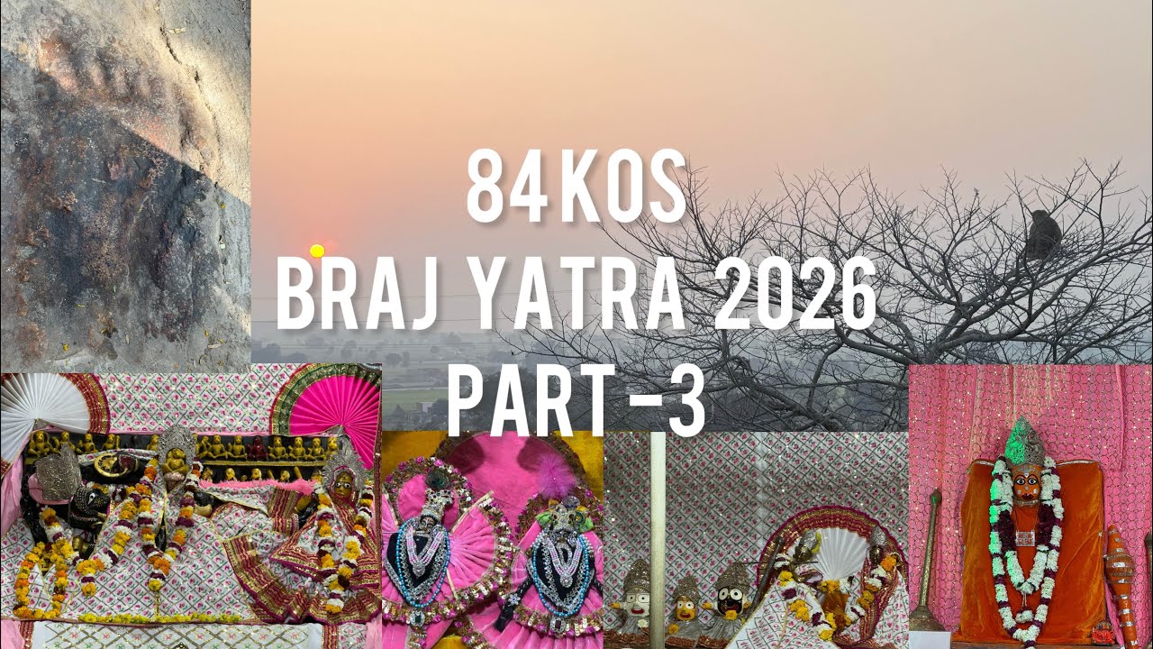 84 kos braj Yatra mai barsana ki parikarma kari 😍😍😍