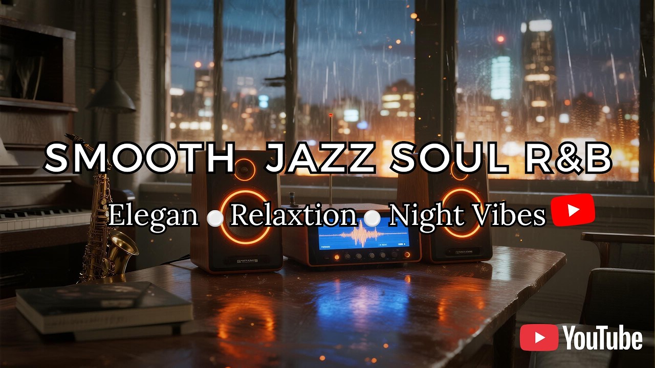 Smooth Jazz & Soulful R&B – Soft Instrumental Music for Study, Work & Relaxation