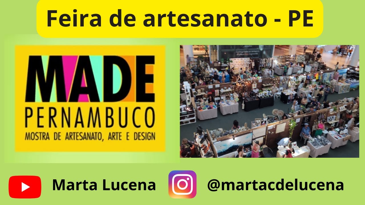 Feira de artesanato MADE Pernambuco