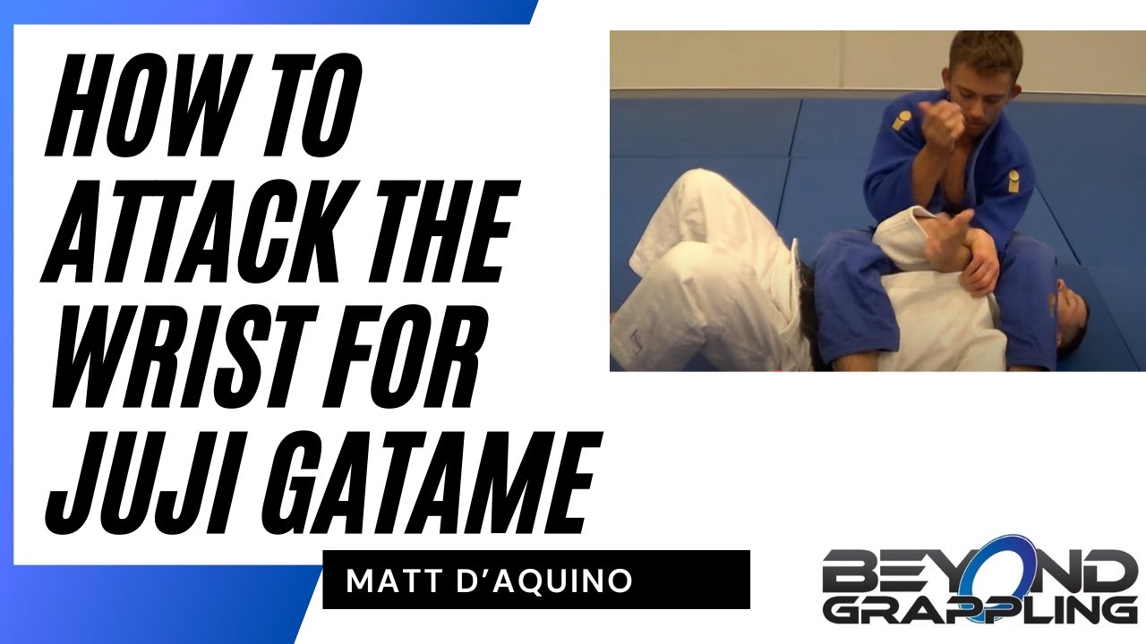 How to attack the wrist to release the arm to finish juji Gatame