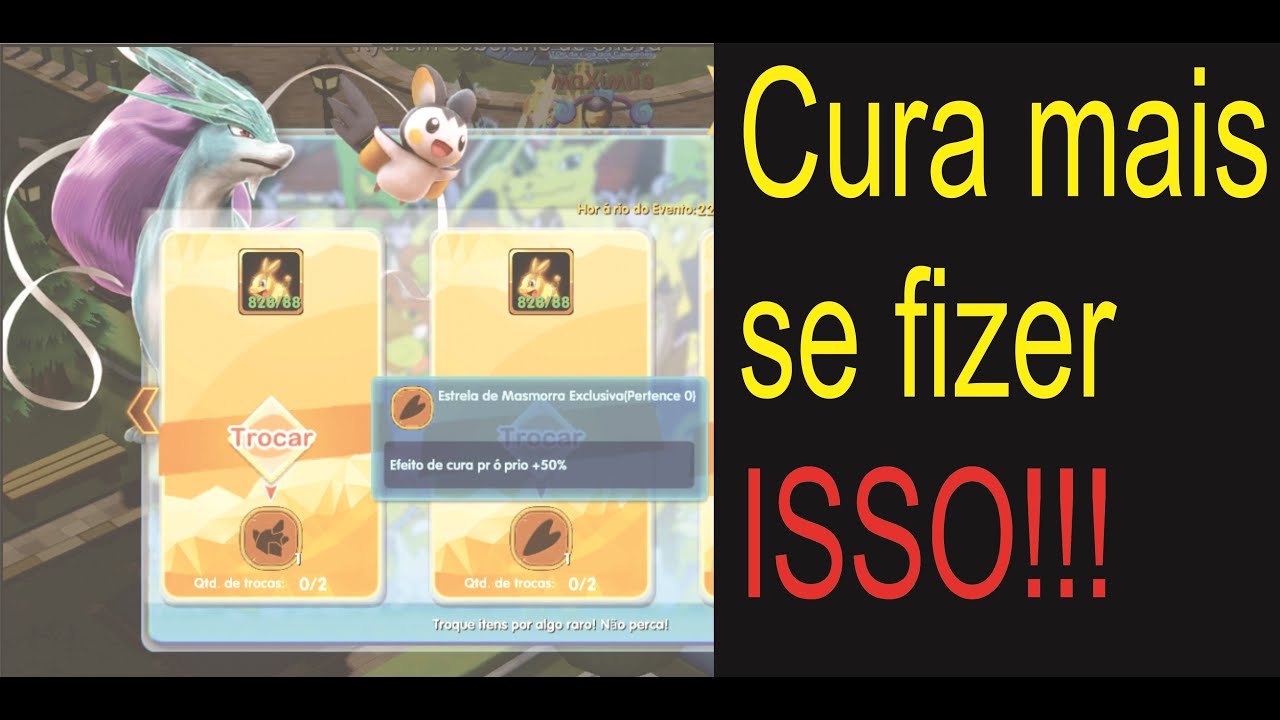 Poket Contest 387 - Teste da milênio de cura ( demônio do oceano)