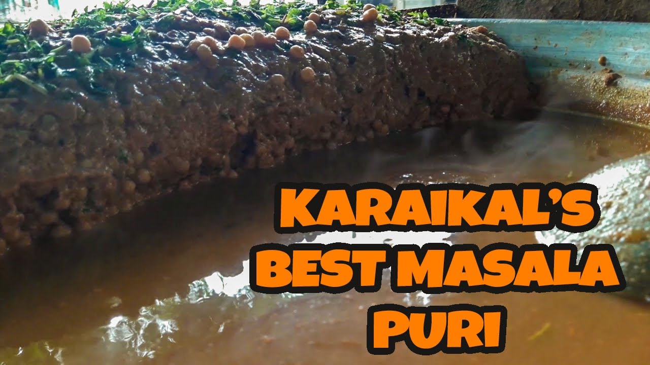 Karaikal's Best Masala Puri 😋😋
