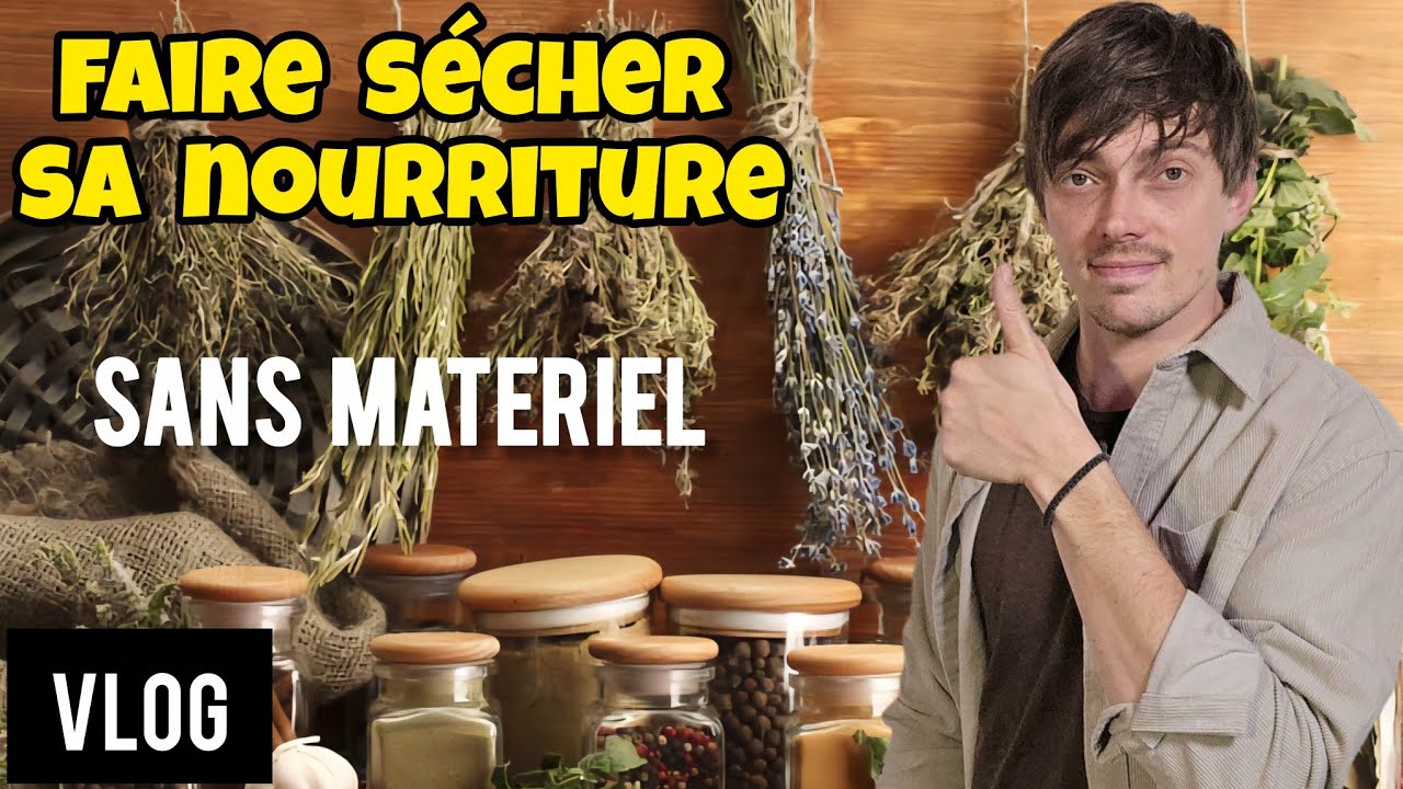 Comment les anciens faisaient SÉCHER leur nourriture SANS MATERIEL 