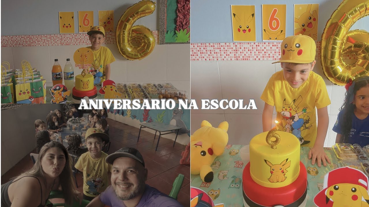 Festa de 6 anos no colégio! 🥳